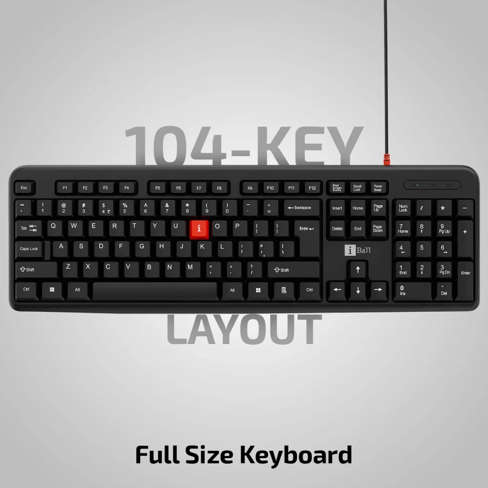 Iball USB Keyboard Mouse Combo ClickSet 220 view 2